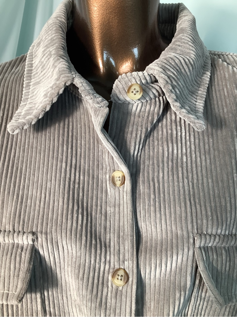 Dizzy Litzy Tan soft Corduroy Shirt - LG - Picture 2 of 7